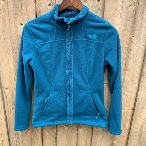 The North Face Morningside Full Zip Fleece Jacket Small Blue - Picture 3 of 5
